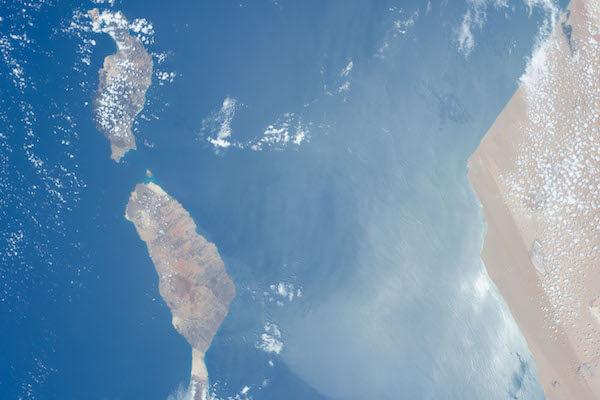 Ostrov Losbos nebo Lanzarote